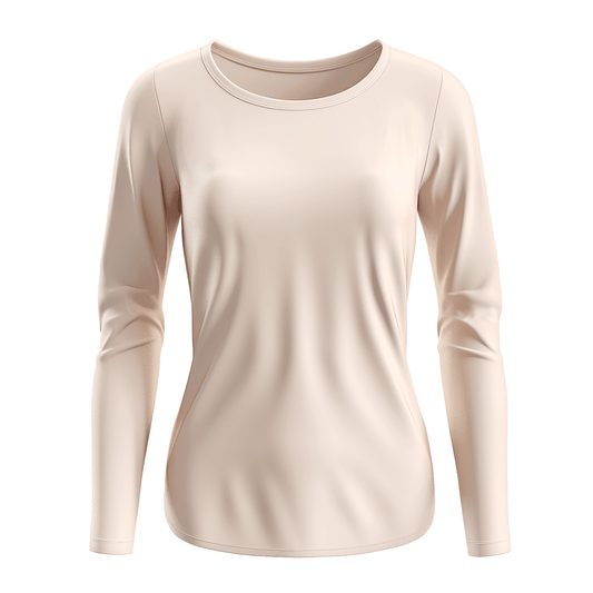 インナーシャツ レディース トップス 秋冬 モダール 丸首