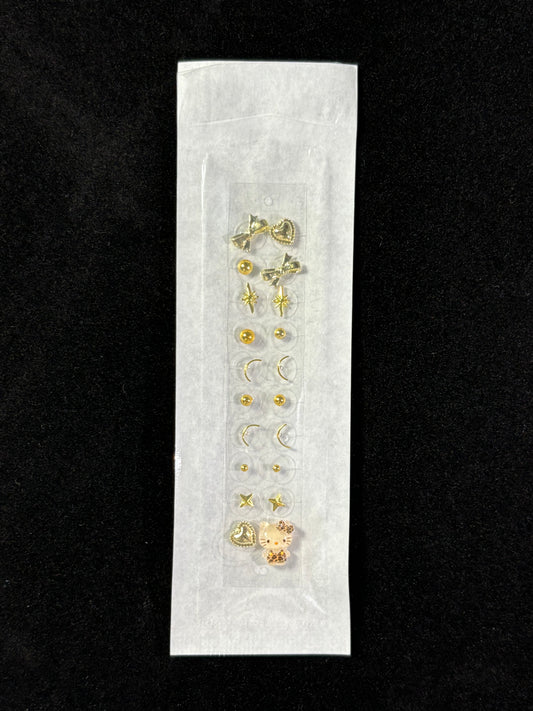 cl_金リボン&レオパード服のハローキティ