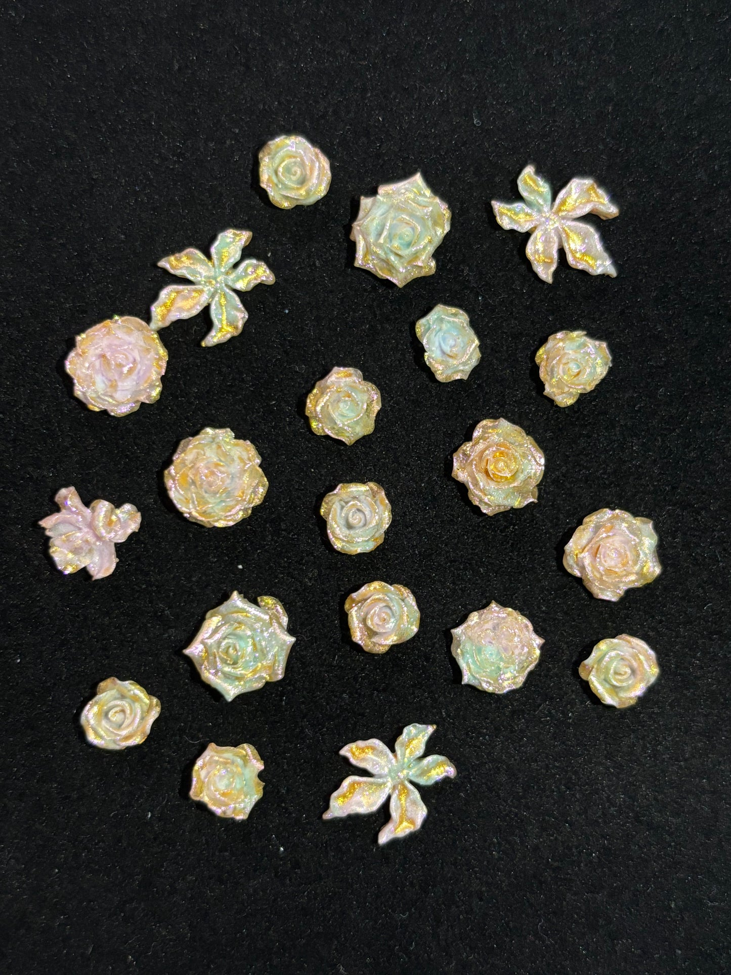 【単品注文不可・耳つぼシールとセット購入が必須】耳ツボジュエリーパーツ 5枚入り/10枚入りのバラ売り DIYグッズ