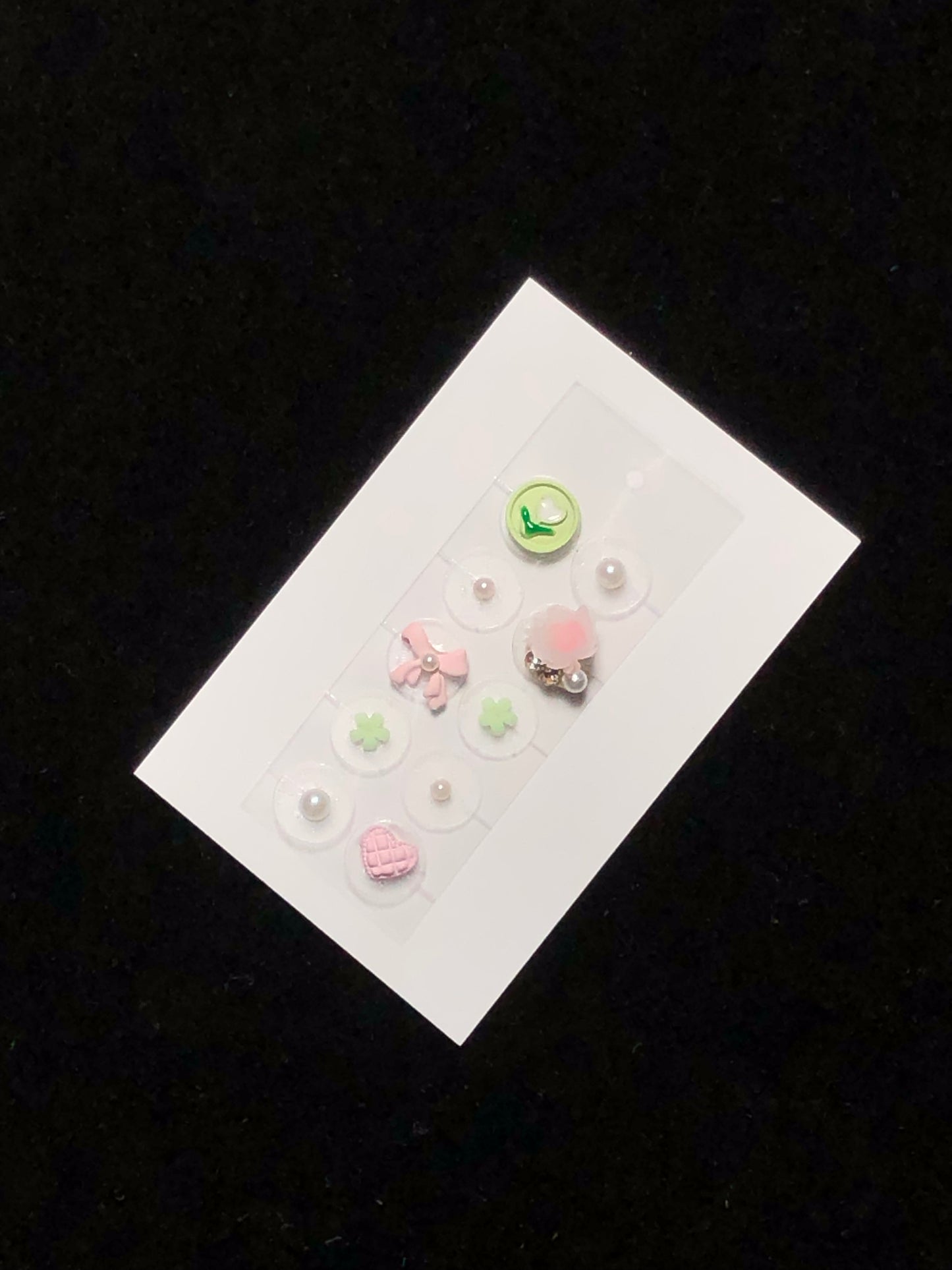cl_グリーンピンクの春色デザイン