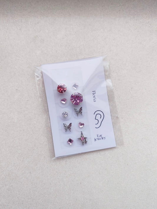 cl_ピンクダイヤモンド風・クリスタルデザイン