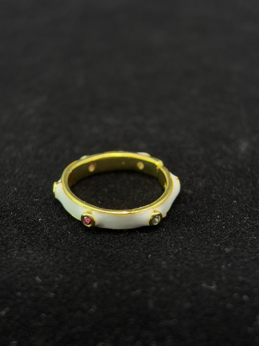 虹彩七宝繚乱リング「瑠璃虹夢」