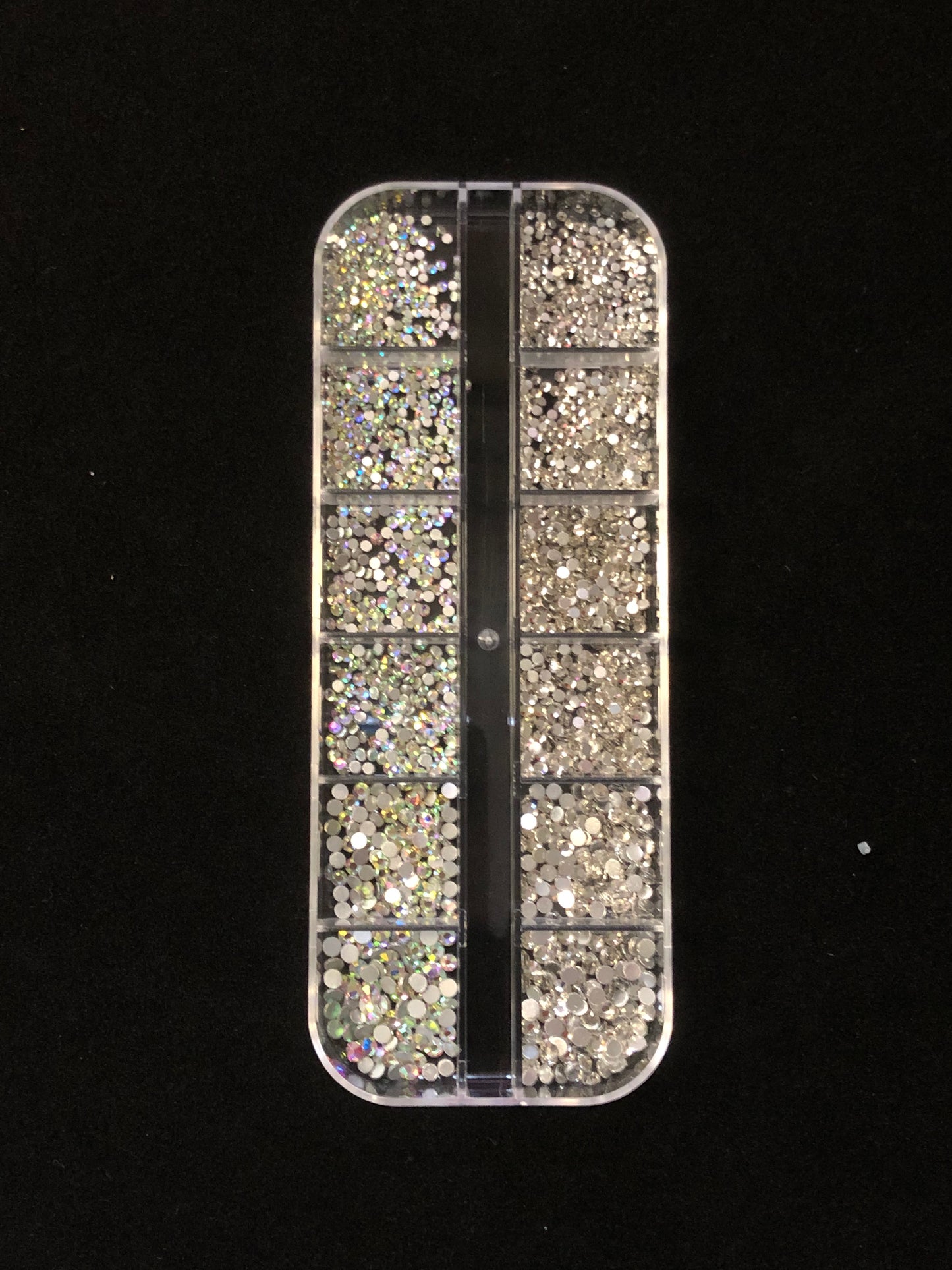 【単品注文不可・耳つぼシールとセット購入が必須】耳ツボジュエリーパーツ 12デザイン入りセット 耳ツボシールDIYグッズ クロムハーツ風
