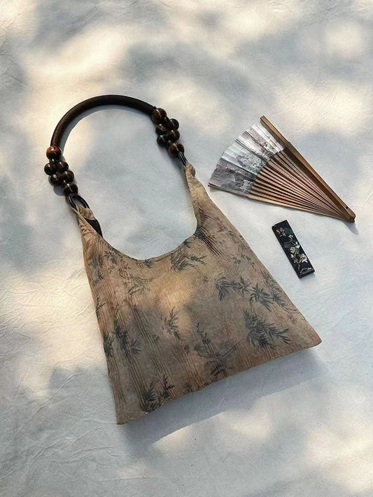 中式禅モンクバッグ (袈裟バッグ)「竹響(ちくきょう)」