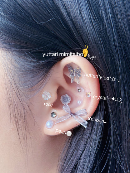 cl_黒・ふんわりローズリボンqty_20粒