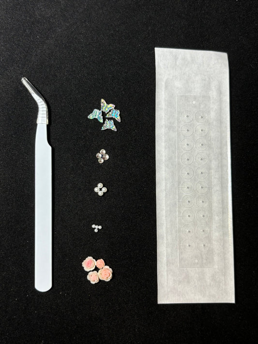 cl_ときめきの羽と花びら（銀粒）qty_20粒