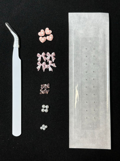 【DIYキット-お出かけ・デート可愛い】耳つぼジュエリーDIYセット ハンドメイド - YUTTARI