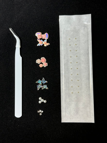 【DIYキット-お出かけ・デート可愛い】耳つぼジュエリーDIYセット ハンドメイド - YUTTARI