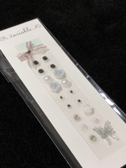 cl_黒・ふんわりローズリボン