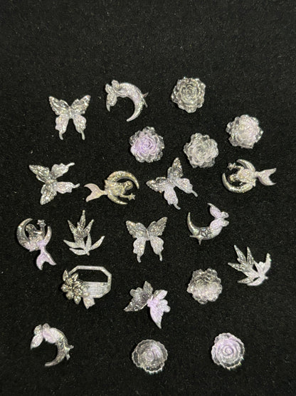 【単品注文不可・耳つぼシールとセット購入が必須】耳ツボジュエリーパーツ 5枚入り/10枚入りのバラ売り DIYグッズ