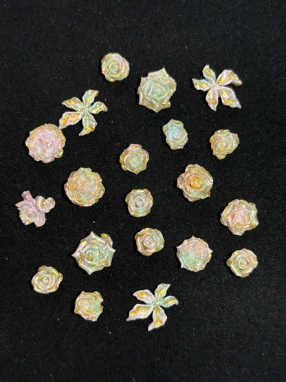 【単品注文不可・耳つぼシールとセット購入が必須】耳ツボジュエリーパーツ 5枚入り/10枚入りのバラ売り DIYグッズ