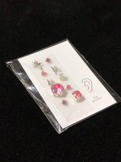 cl_ピンクダイヤモンド風・クリスタルデザイン