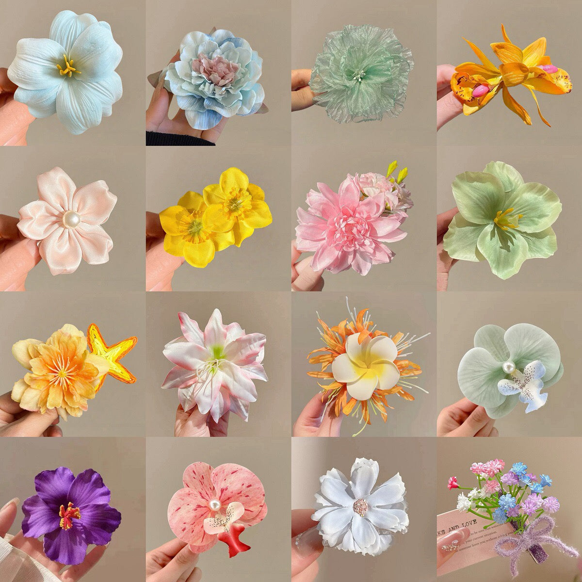 【テスト】ヘアクリップ 花 フラワー クリップ 髪飾り 浴衣 着物 和服 和装 綺麗 上品 エレガント 高級 造花 ヘアアクセサリー サイドクリップ ビーチ 海 リゾート 結婚式 発表会 成人式 卒業式（副本）