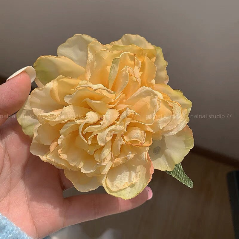 【セット】ヘアクリップ 花 フラワー クリップ 髪飾り 浴衣 着物 和服 和装 綺麗 上品 エレガント 高級 造花 ヘアアクセサリー サイドクリップ ビーチ 海 リゾート 結婚式 発表会 成人式 卒業式