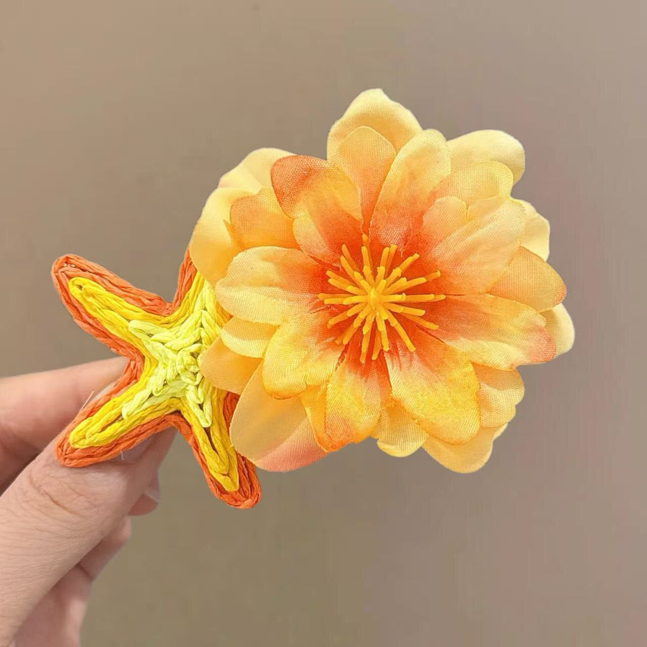 【セット】ヘアクリップ 花 フラワー クリップ 髪飾り 浴衣 着物 和服 和装 綺麗 上品 エレガント 高級 造花 ヘアアクセサリー サイドクリップ ビーチ 海 リゾート 結婚式 発表会 成人式 卒業式