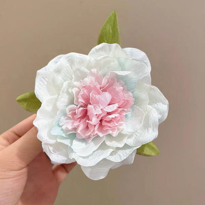【セット】ヘアクリップ 花 フラワー クリップ 髪飾り 浴衣 着物 和服 和装 綺麗 上品 エレガント 高級 造花 ヘアアクセサリー サイドクリップ ビーチ 海 リゾート 結婚式 発表会 成人式 卒業式