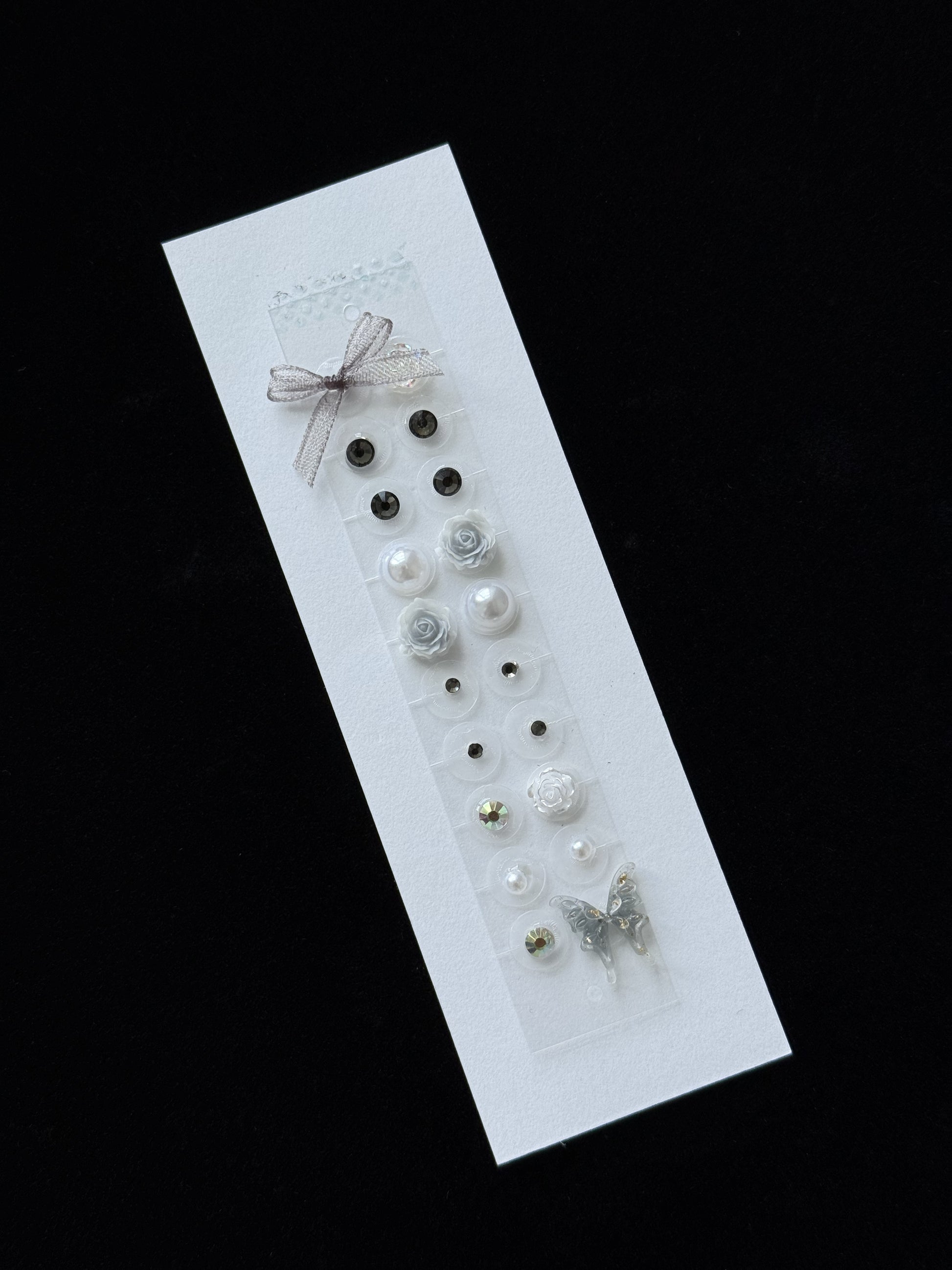 cl_黒・ふんわりローズリボン