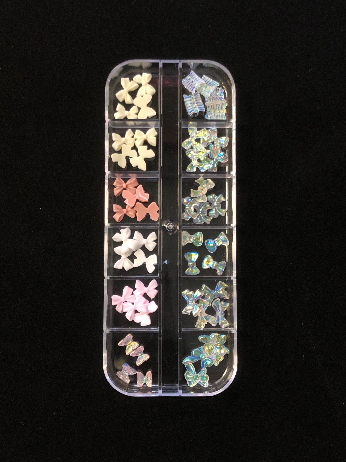 【単品注文不可・耳つぼシールとセット購入が必須】耳ツボジュエリーパーツ 12デザイン入りセット 耳ツボシールDIYグッズ クロムハーツ風